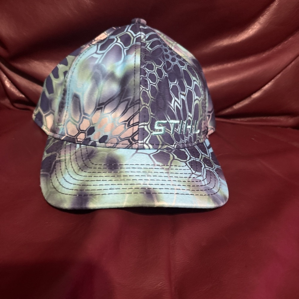 Lids Flexfit Kryptek Baseball Hat Small Medium S/M Blue Camo Polyester Cap